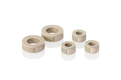 Round PICMA® Chip miniature piezo actuators, lapped end surfaces.