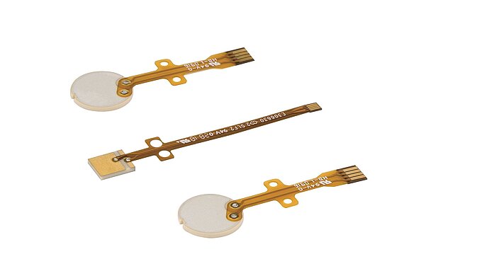 Smart Interface: Piezo Components with Flexible Printed Circuit Boards